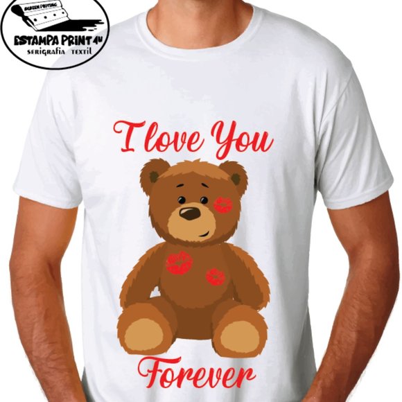 I LOVE YOU FOREVER T-SHIRT UNISEX VALENTINE'S DAY - Picture 1 of 1